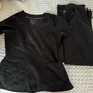 Healing hands scrub set, size small